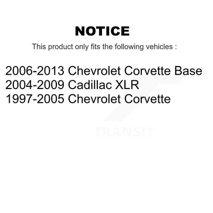 Plaquettes de frein à disque arrière en céramique, pour Chevrolet Corvette Cadillac XLR TEC-732
