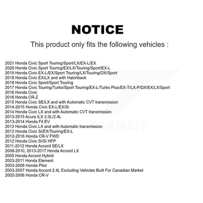 Plaquettes de frein à disque avant en céramique, pour Honda Civic CR-V Accord Pilot Fit Element ILX