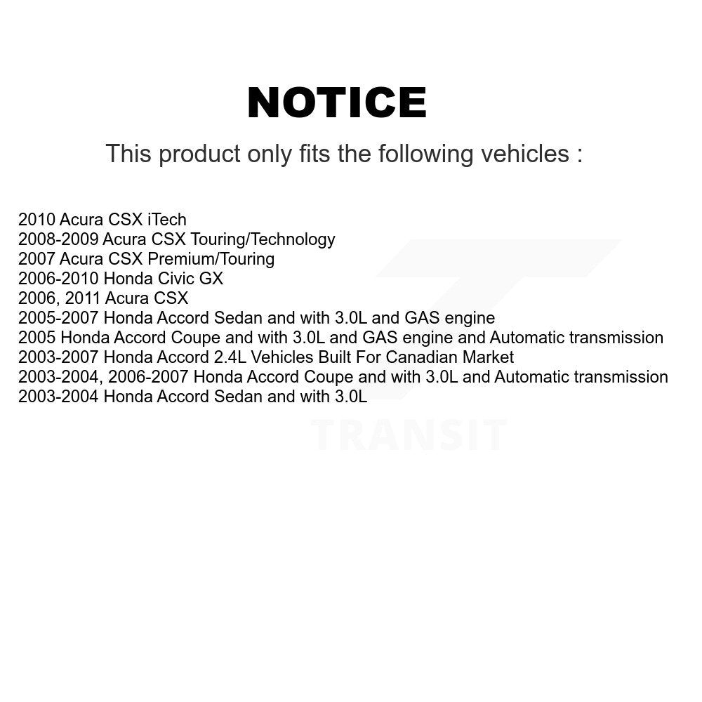 Plaquettes de frein à disque avant en céramique, pour Honda Civic Accord Acura CSX TEC-959