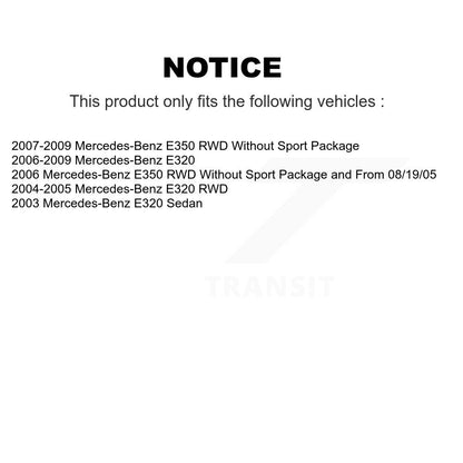 Plaquettes de frein à disque en céramique avant pour Mercedes-Benz E320 E350 TEC-987