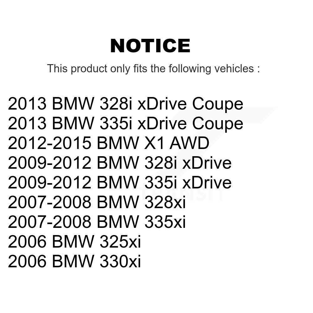 Bras de commande de Suspension avant gauche inférieur arrière, pour BMW 328i xDrive X1 335i
