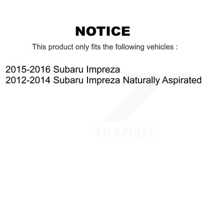 Ensemble de rotule de bras de commande de Suspension inférieure avant droite pour Subaru Impreza