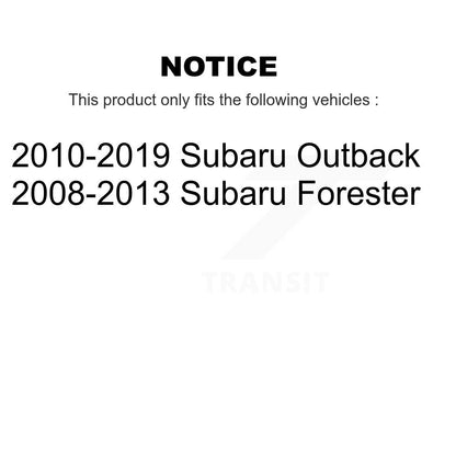 Ensemble de rotule de bras de commande de Suspension supérieure arrière droite pour Subaru Outback