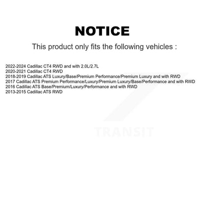 Ensemble de rotule de bras de commande de Suspension avant gauche inférieur arrière pour ATS CT