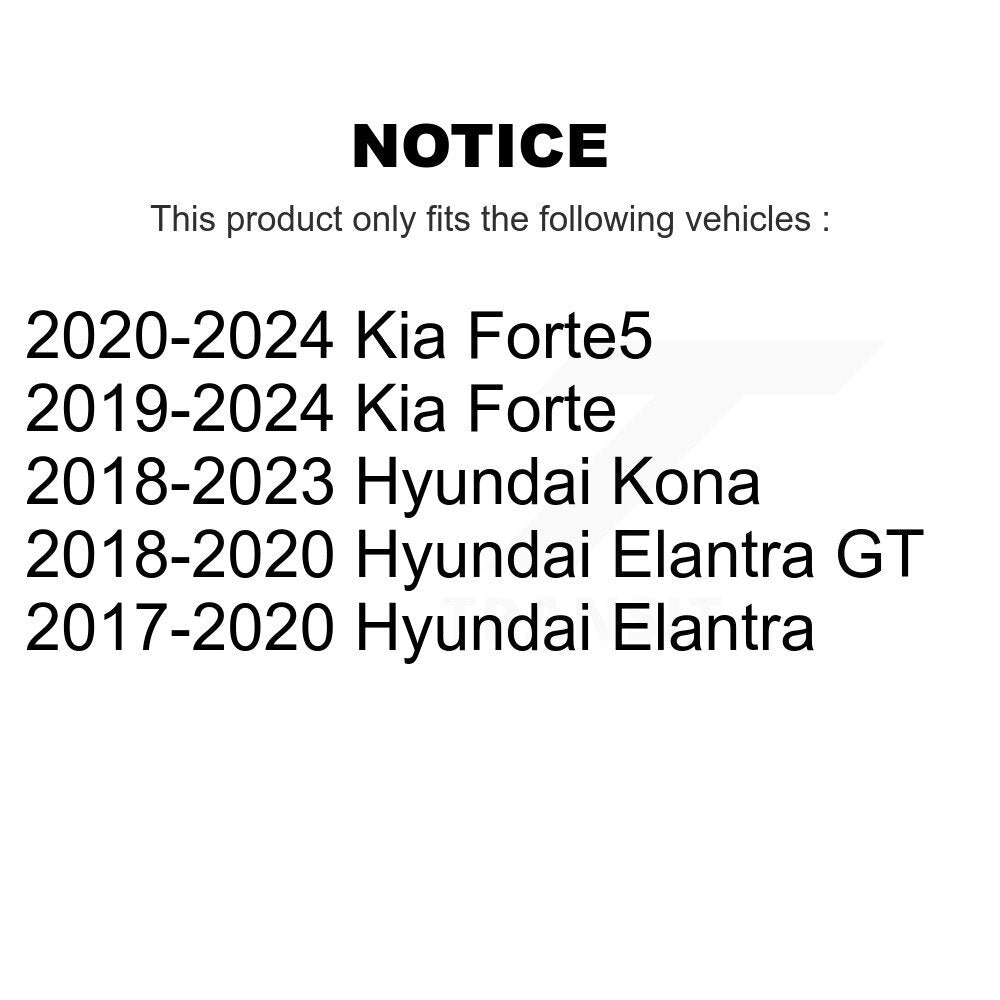 Ensemble de rotule de bras de commande de Suspension inférieure avant gauche pour Hyundai Elantra