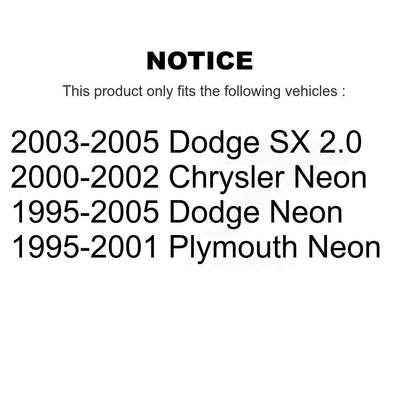 Bras latéral arrière pour néon Dodge Chrysler Plymouth SX 2.0 TOR-CK100001