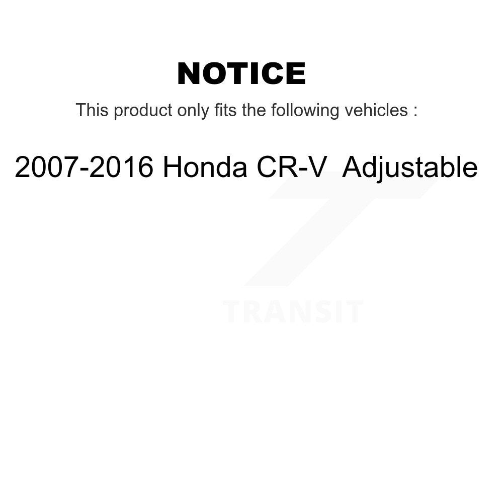 Bras de commande de Suspension supérieur droit pour Honda CR-V 2007 – 2016 réglable