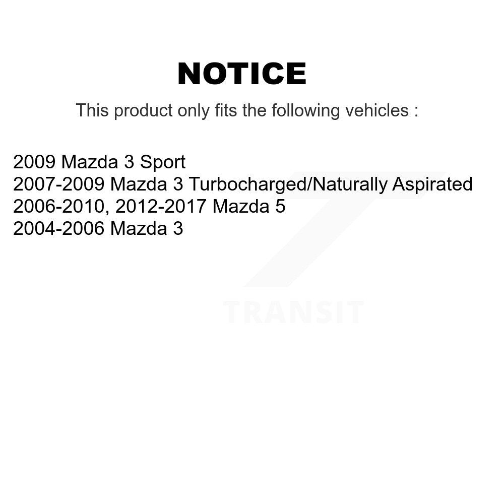 Ensemble de rotule de bras de commande de Suspension inférieure avant gauche pour Mazda 3 5 Sport