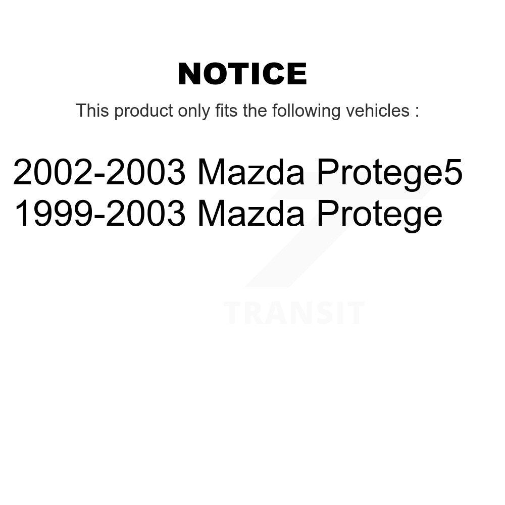 Ensemble de rotule de bras de commande de Suspension inférieure avant gauche pour Mazda Protege