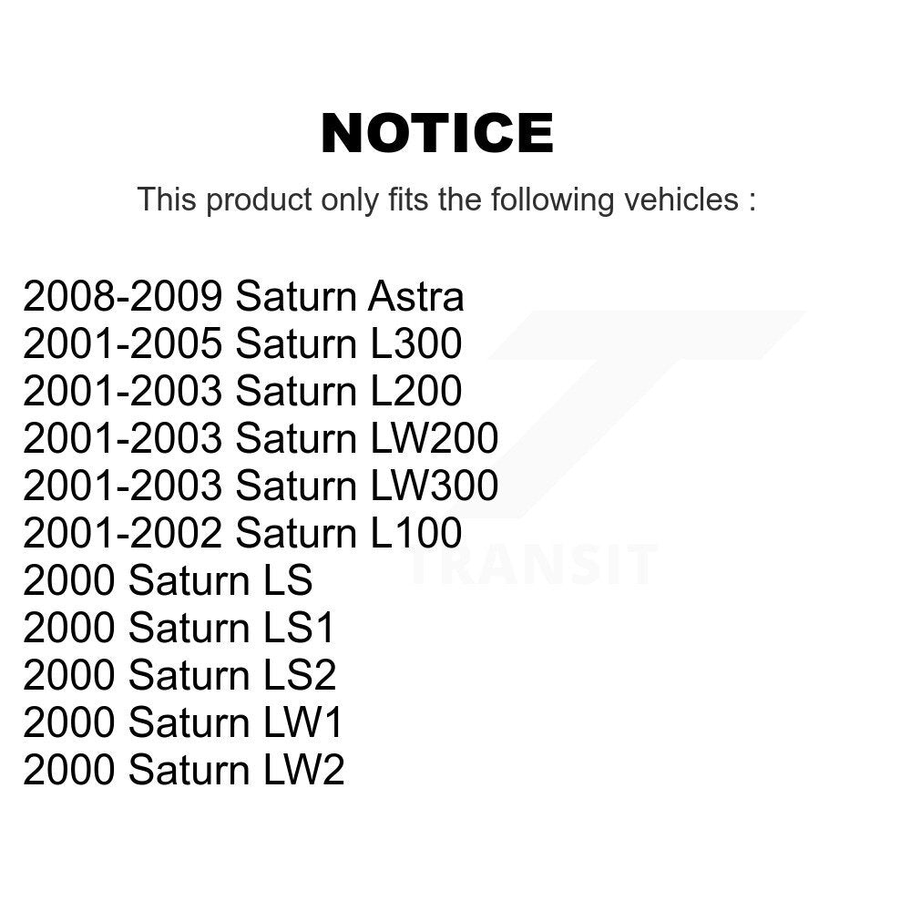 Ensemble de rotule de bras de commande de Suspension inférieur avant gauche pour Saturn Astra LS
