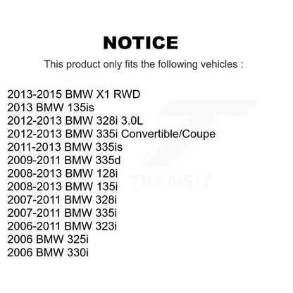 Ensemble de rotule de bras de commande de Suspension avant gauche inférieur arrière pour BMW X1