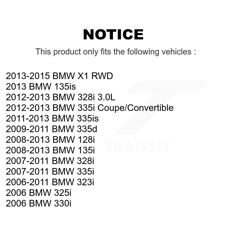 Ensemble de rotule de bras de commande de Suspension arrière inférieur droit avant droit pour BMW X
