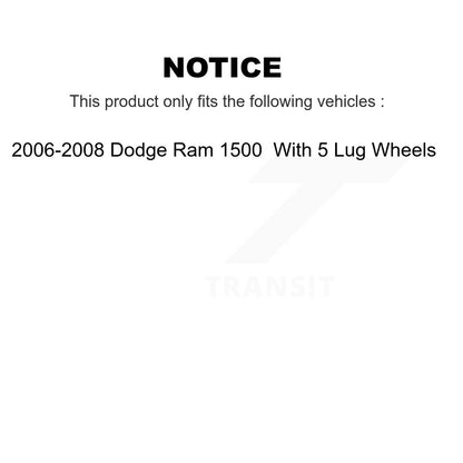 Ensemble de rotule de bras de commande de Suspension supérieure avant droite pour Dodge Ram 1500