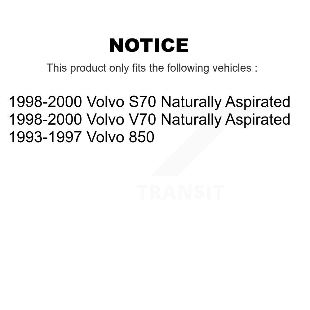 Ensemble de rotule de bras de commande de Suspension inférieure avant droite, pour Volvo S70 850