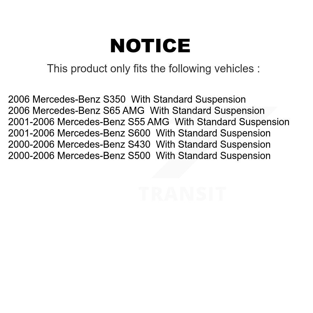 Ensemble de rotule de bras de commande de Suspension avant gauche inférieur arrière pour S430