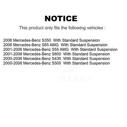 Ensemble de rotule de bras de commande de Suspension avant gauche inférieur arrière pour S430