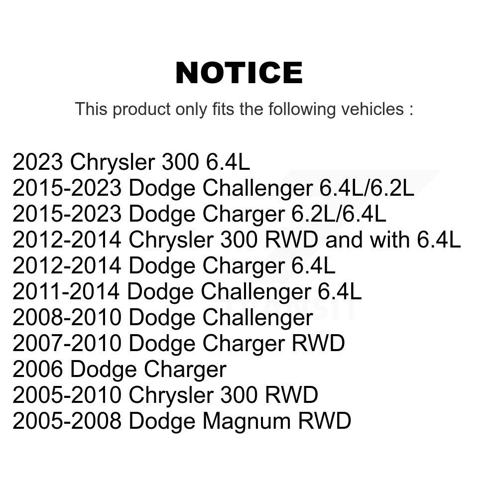 Ensemble de rotule de bras de commande de Suspension avant inférieur avant gauche pour Dodge