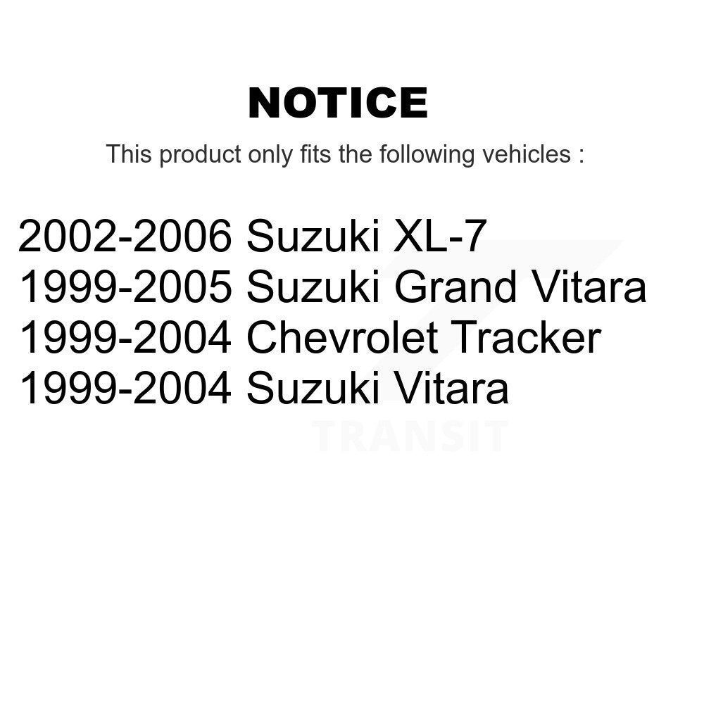 Ensemble de rotule de bras de commande de Suspension inférieure avant gauche pour Chevrolet Suzuk
