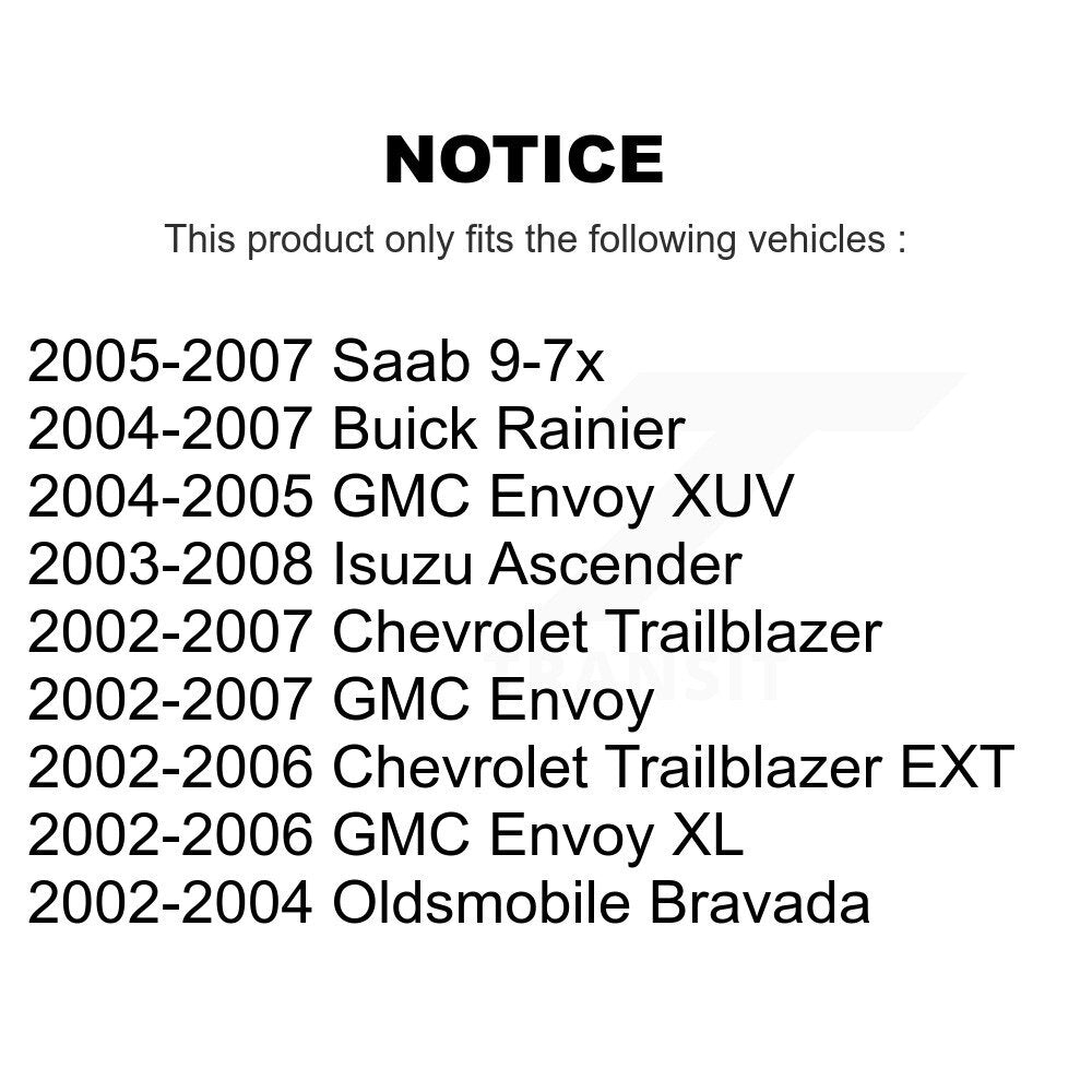 Ensemble de rotule de bras de commande de Suspension inférieur avant droit, pour GMC Chevrolet