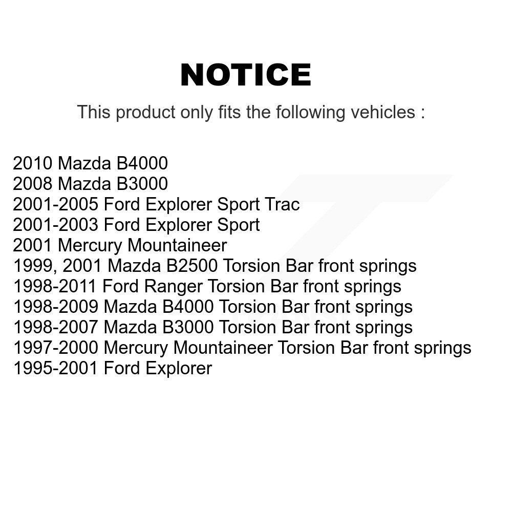 Ensemble de rotule de bras de commande de Suspension inférieure avant gauche pour Ford Ranger Tra