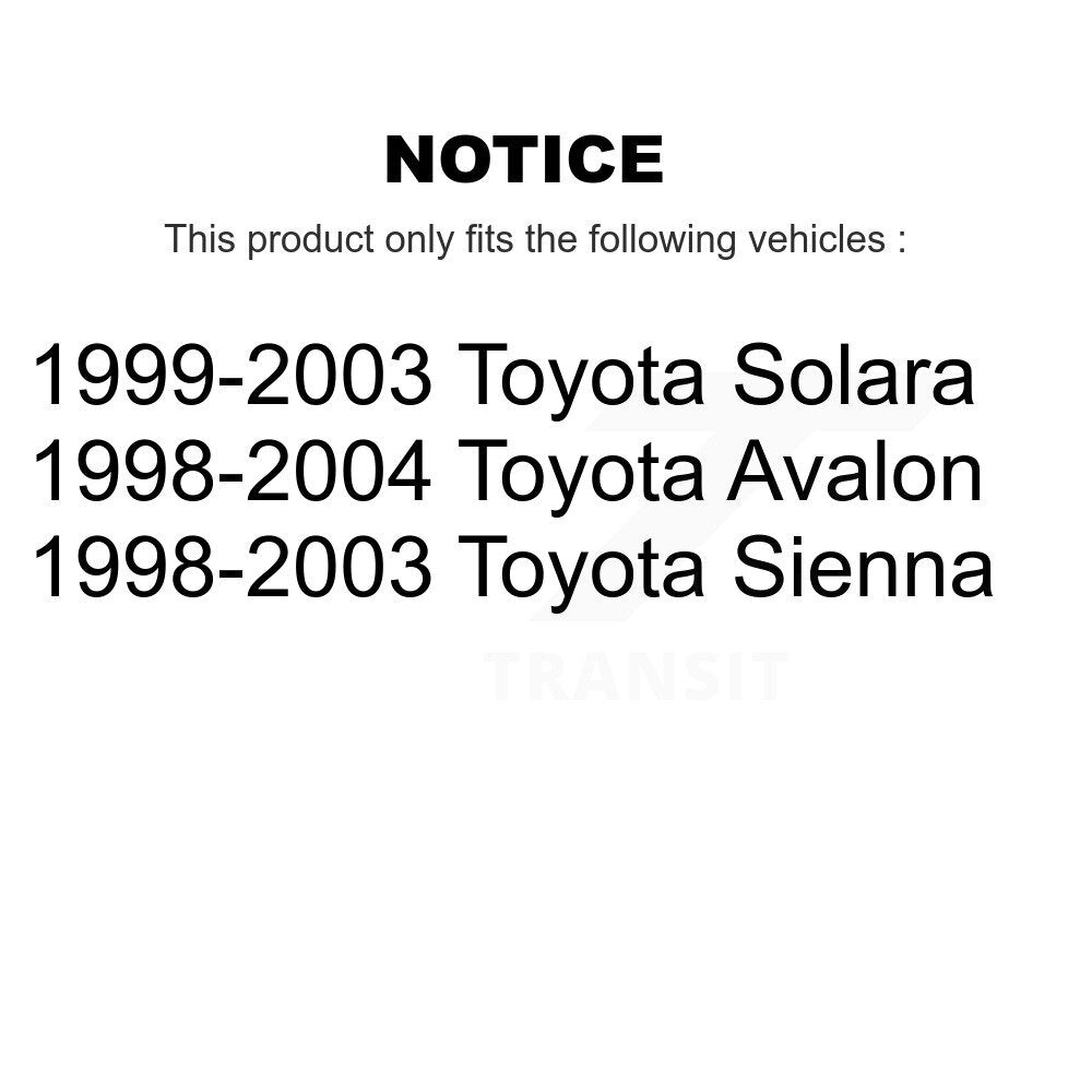 Ensemble de rotule de bras de commande de Suspension inférieure avant droite pour Toyota Sienna