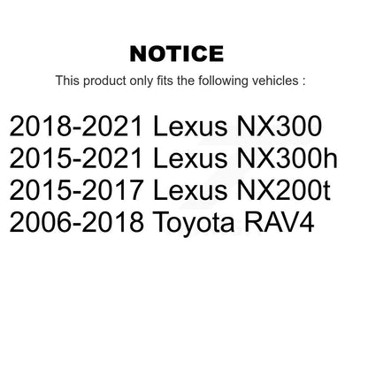 Ensemble de rotule de bras de commande de Suspension inférieur avant gauche pour Toyota RAV4