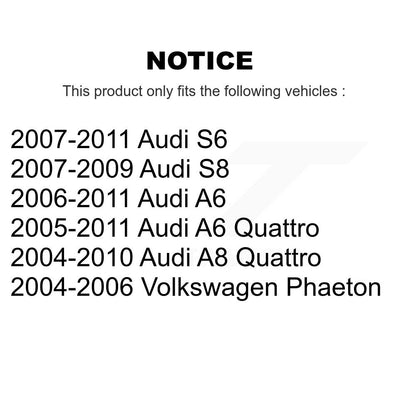 Ensemble de rotule de bras de commande de Suspension avant supérieur avant gauche pour Audi A6