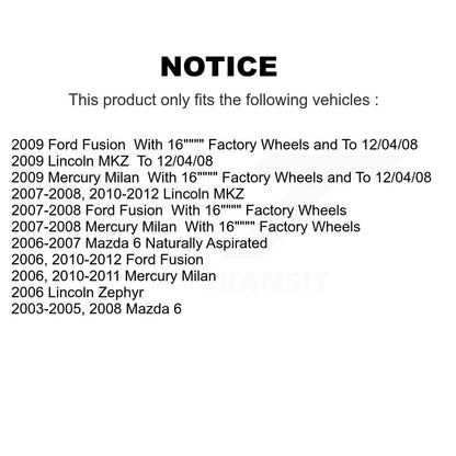 Ensemble de rotule de bras de commande de Suspension supérieure avant droite pour Ford Fusion 6