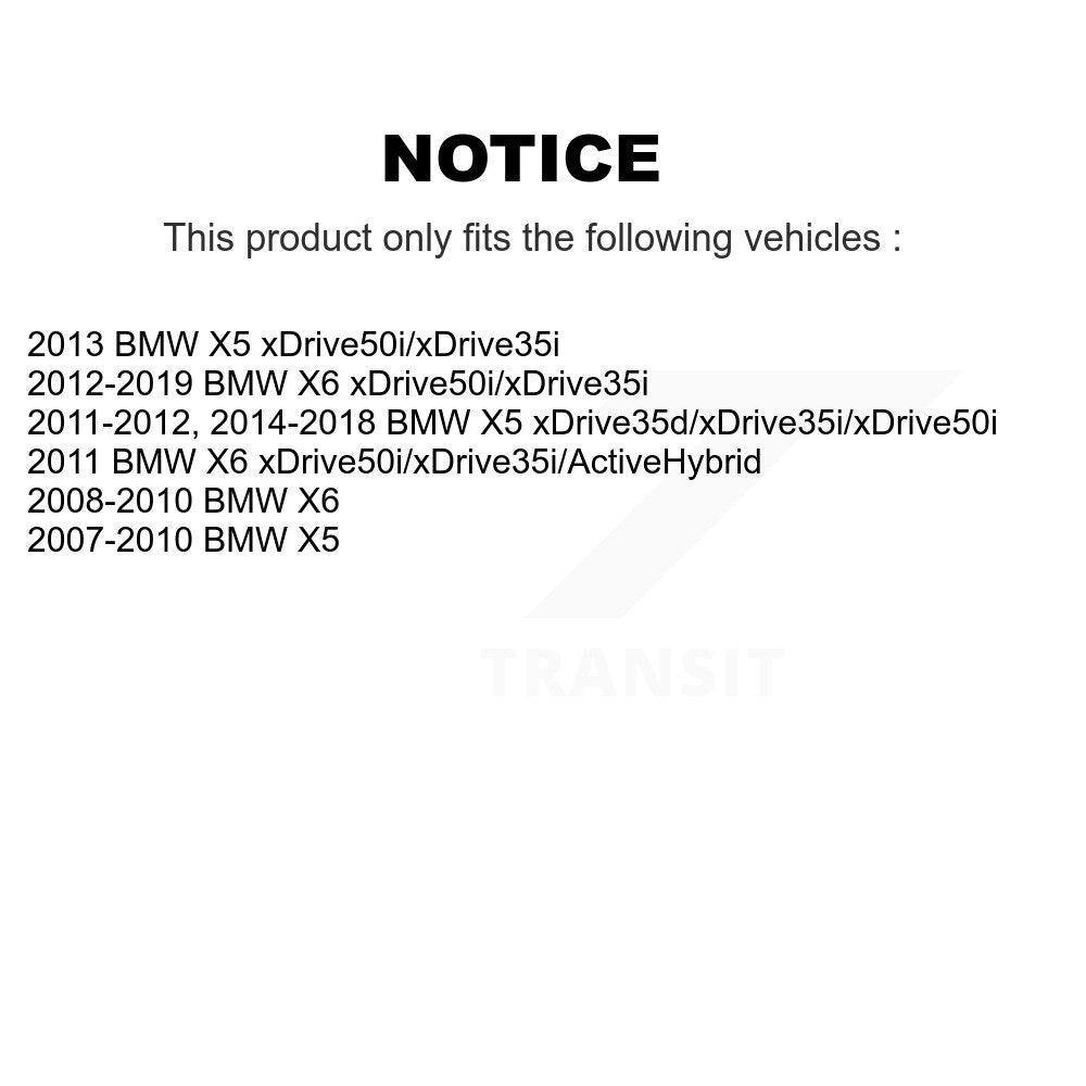Ensemble de rotule de bras de commande de Suspension avant inférieur avant gauche pour BMW X5