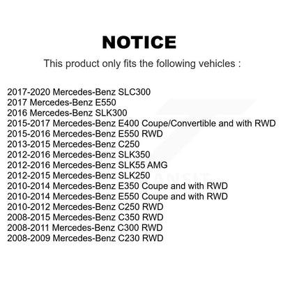 Ensemble de rotule de bras de commande de Suspension avant droit inférieur arrière pour C300