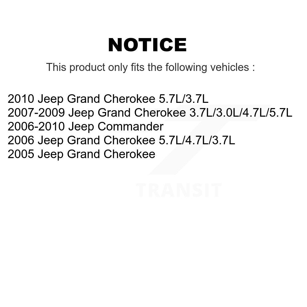 Ensemble de rotule de bras de commande de Suspension inférieur avant droit pour Jeep Grand
