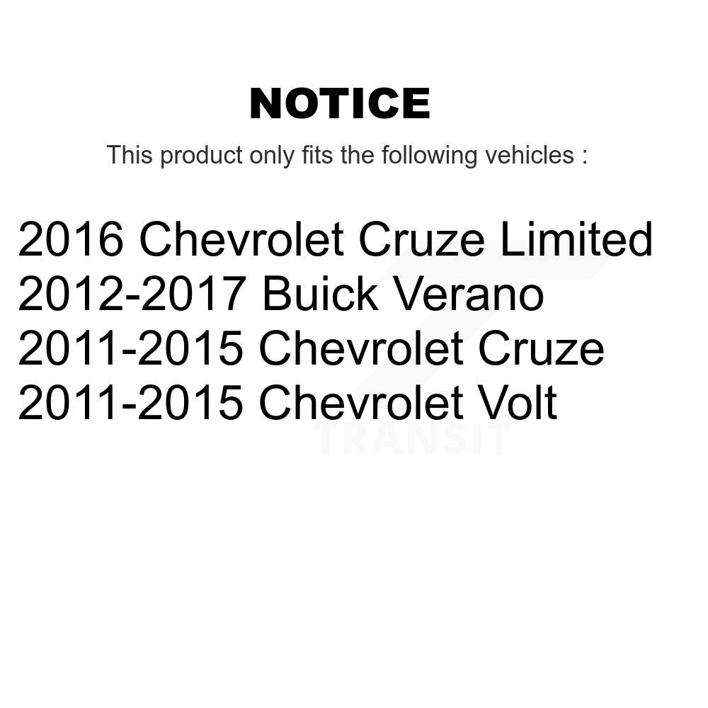 Ensemble de rotule de bras de commande de Suspension inférieure avant gauche pour Chevrolet Cruze