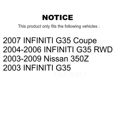 Ensemble de rotule de bras de commande de Suspension supérieure avant droite pour INFINITI G35