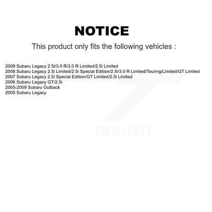 Bras de commande de Suspension inférieur avant droit pour Subaru Outback Legacy TOR-CK622030