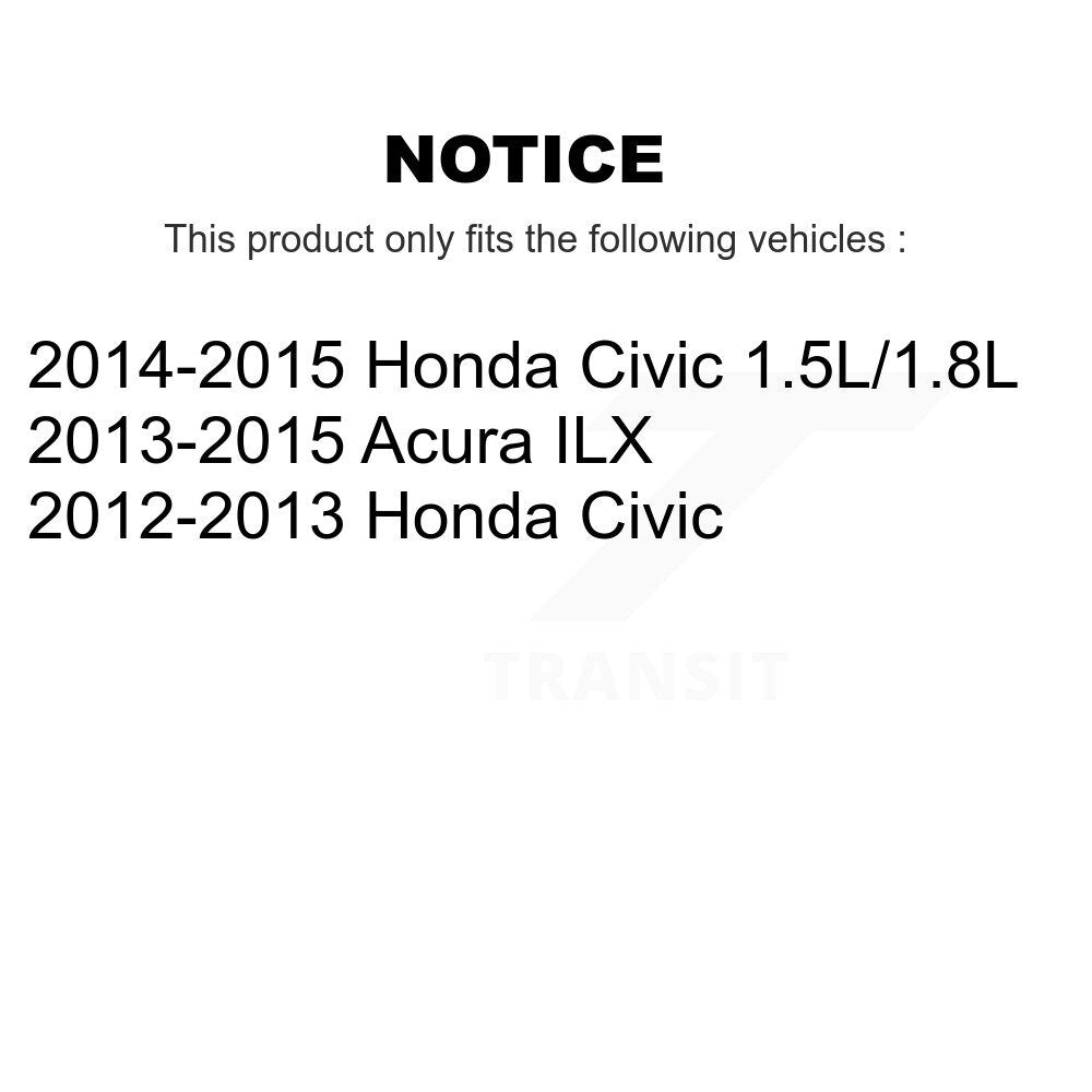 Ensemble de rotule de bras de commande de Suspension inférieure avant gauche pour Honda Civic ILX