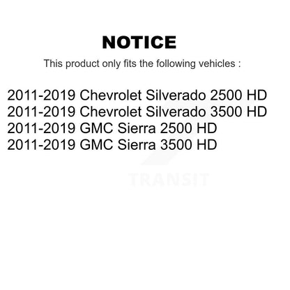 Ensemble de rotule de bras de commande de Suspension supérieure avant, pour GMC Chevrolet Sierra