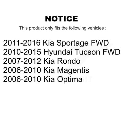 Ensemble de rotule de bras de commande de Suspension avant supérieur arrière pour Hyundai Tucso