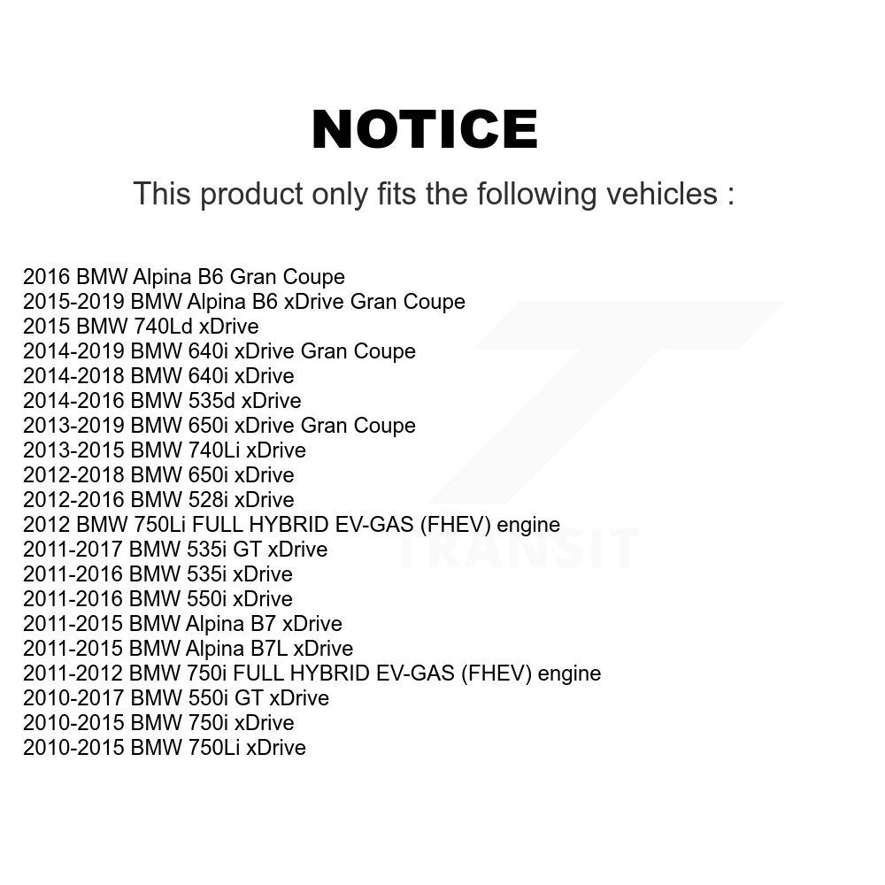Ensemble de rotule de bras de commande de Suspension avant inférieur avant gauche pour BMW 535