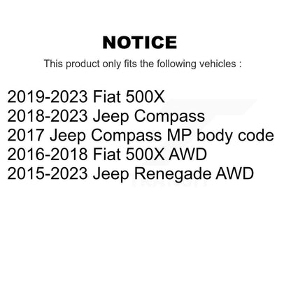 Ensemble de rotule de bras de commande de Suspension inférieur avant gauche pour Jeep Compass