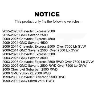 Ensemble de rotule de bras de commande de Suspension supérieure avant droite pour GMC Chevrolet