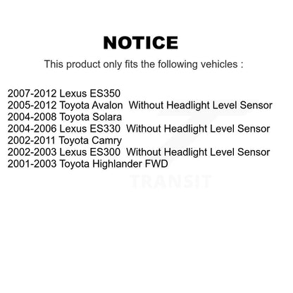 Bras de commande de Suspension arrière inférieur arrière, pour Toyota Camry Lexus ES350 Solara
