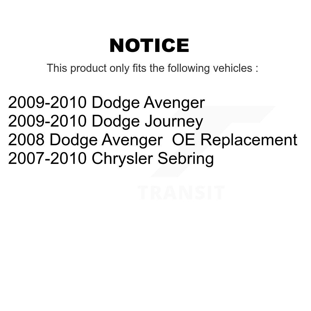 Bras de commande de Suspension supérieure arrière pour Dodge Journey Chrysler Sebring Avenger