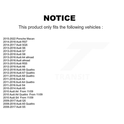 Bras de commande de Suspension supérieur arrière gauche, pour Audi Q5 Porsche Macan A4 Quattro A5
