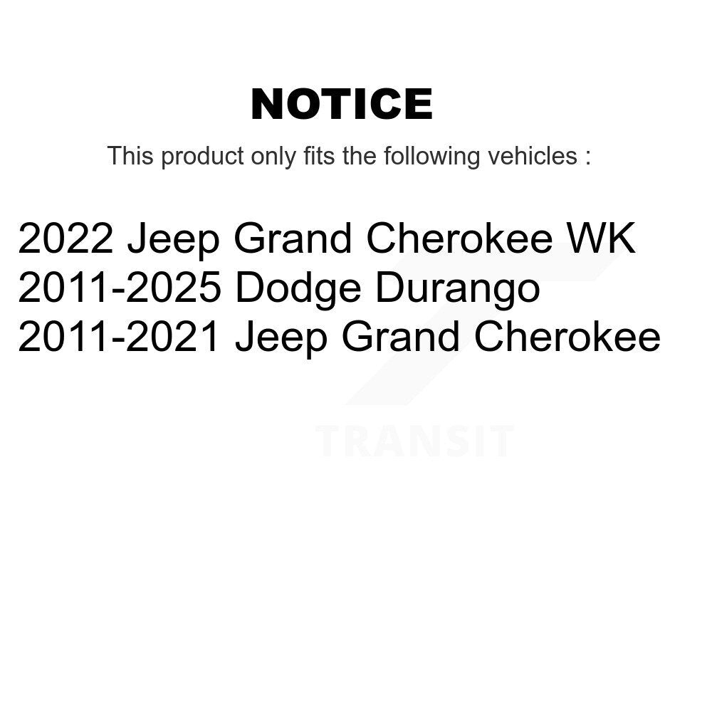Arrière gauche bras latéral supérieur arrière pour Jeep Grand Cherokee Dodge Durango WK