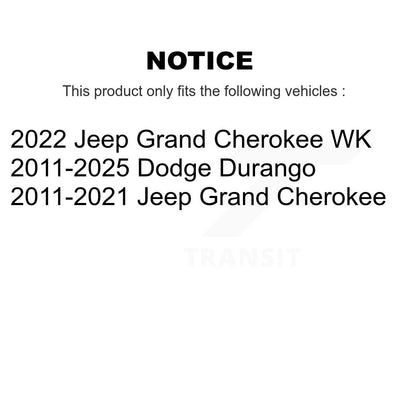 Arrière gauche bras latéral supérieur arrière pour Jeep Grand Cherokee Dodge Durango WK