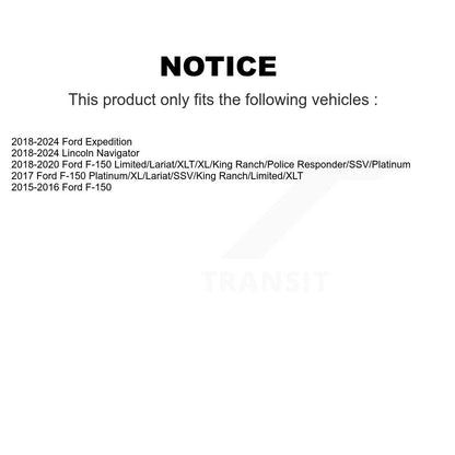 Ensemble de rotule de bras de commande de Suspension inférieur avant droit pour Ford F-150