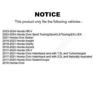 Bras de commande de Suspension supérieure arrière, pour Honda Civic CR-V Accord HR-V Clarity