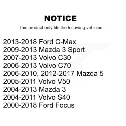 Bras de commande de Suspension avant inférieur arrière, pour Mazda 3 Ford Focus 5 Volvo c-max