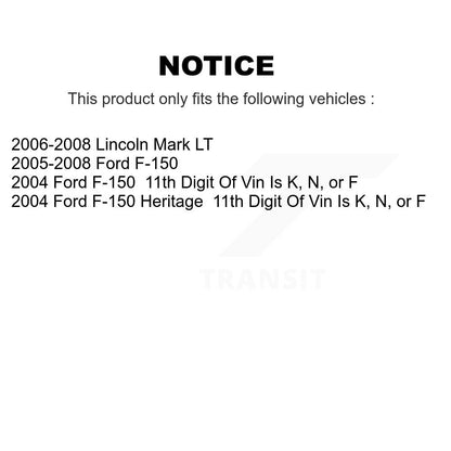 Ensemble de rotule de bras de commande de Suspension inférieur avant droit, pour Ford F-150 Mar