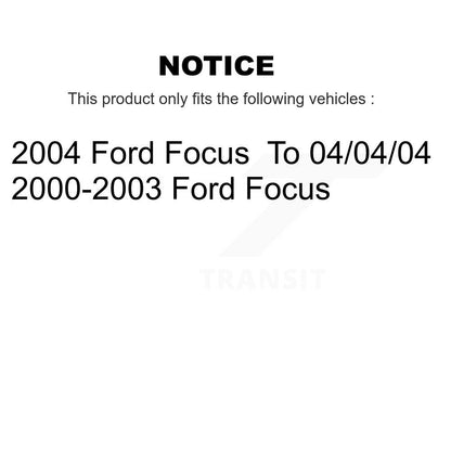 Ensemble de rotule de bras de commande de Suspension inférieure avant gauche pour Ford Focus